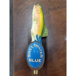 Rainbow Trout Shaped Beer Tap Handle Sweetwater Blue Beer Man Cave